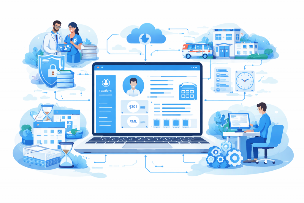 §301 XML-Datenaustausch für Rehakliniken